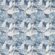 Acanthus Outdoor-Performance Indigo Fabric by Morris & Co