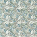 Acanthus Outdoor-Performance Mineral Blue/Linen Fabric by Morris & Co