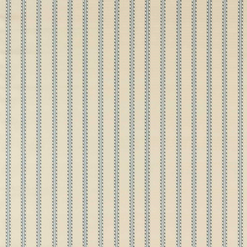 227119 Holland Park Stripe Outdoor-Performance Slate/Linen Fabric by Morris & Co