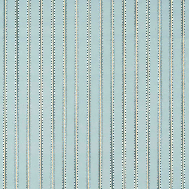 227120 Holland Park Stripe Outdoor-Performance Mineral Blue Fabric by Morris & Co