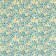 Honeysuckle Outdoor-Performance Teal/Soft Lemon Fabric by Morris & Co