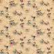 Mickey at the Farm Disney Home Butterscotch Fabric by Sanderson