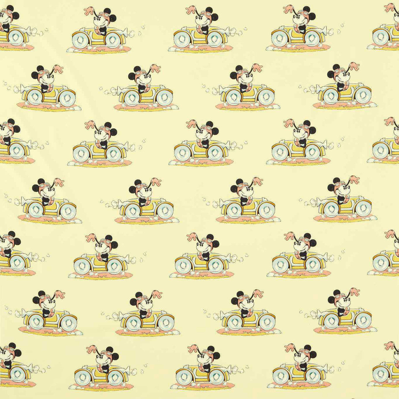 227148 Minnie on the Move Disney Home Sherbet Fabric by Sanderson