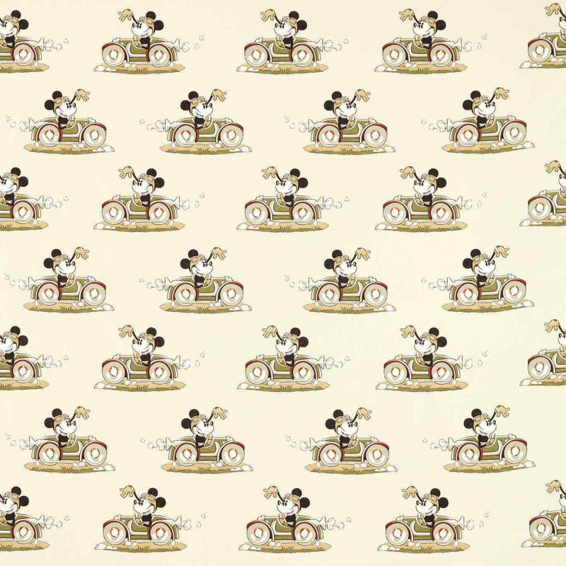 227149 Minnie on the Move Disney Home Babyccino Fabric by Sanderson
