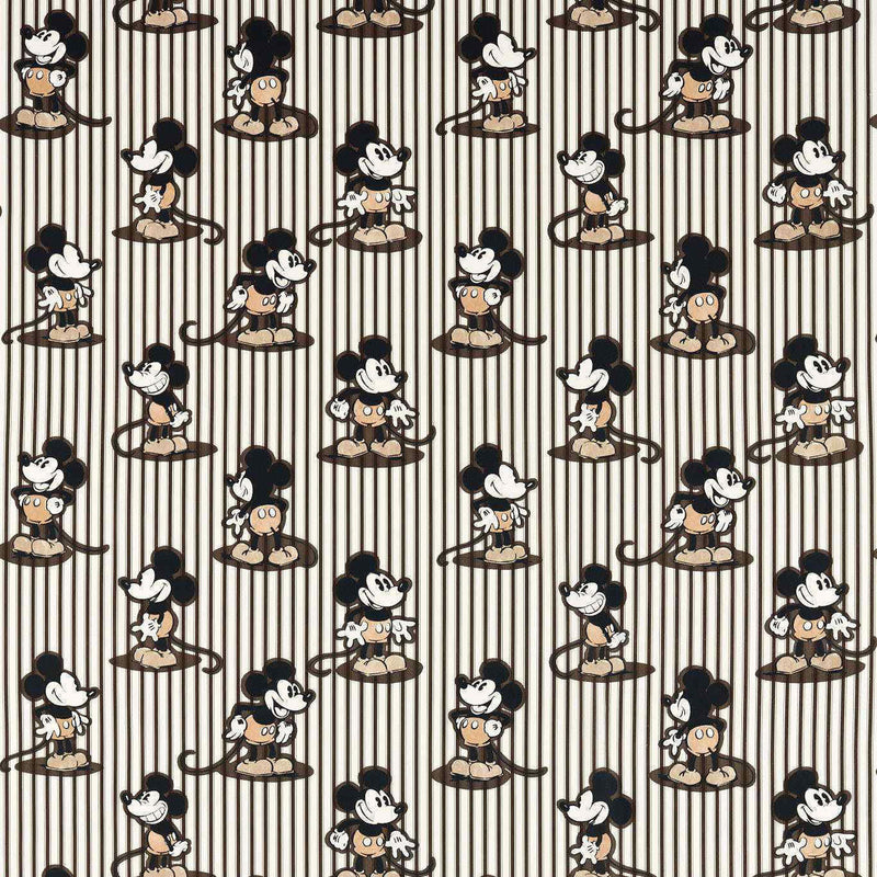 227151 Mickey Stripe Disney Home Humbug Fabric by Sanderson