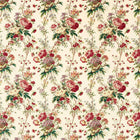 227176 Lakeland Paradis Velvet Giles Deacon Carmine/Geolu Fabric by Sanderson