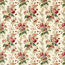 227176 Lakeland Paradis Velvet Giles Deacon Carmine/Geolu Fabric by Sanderson