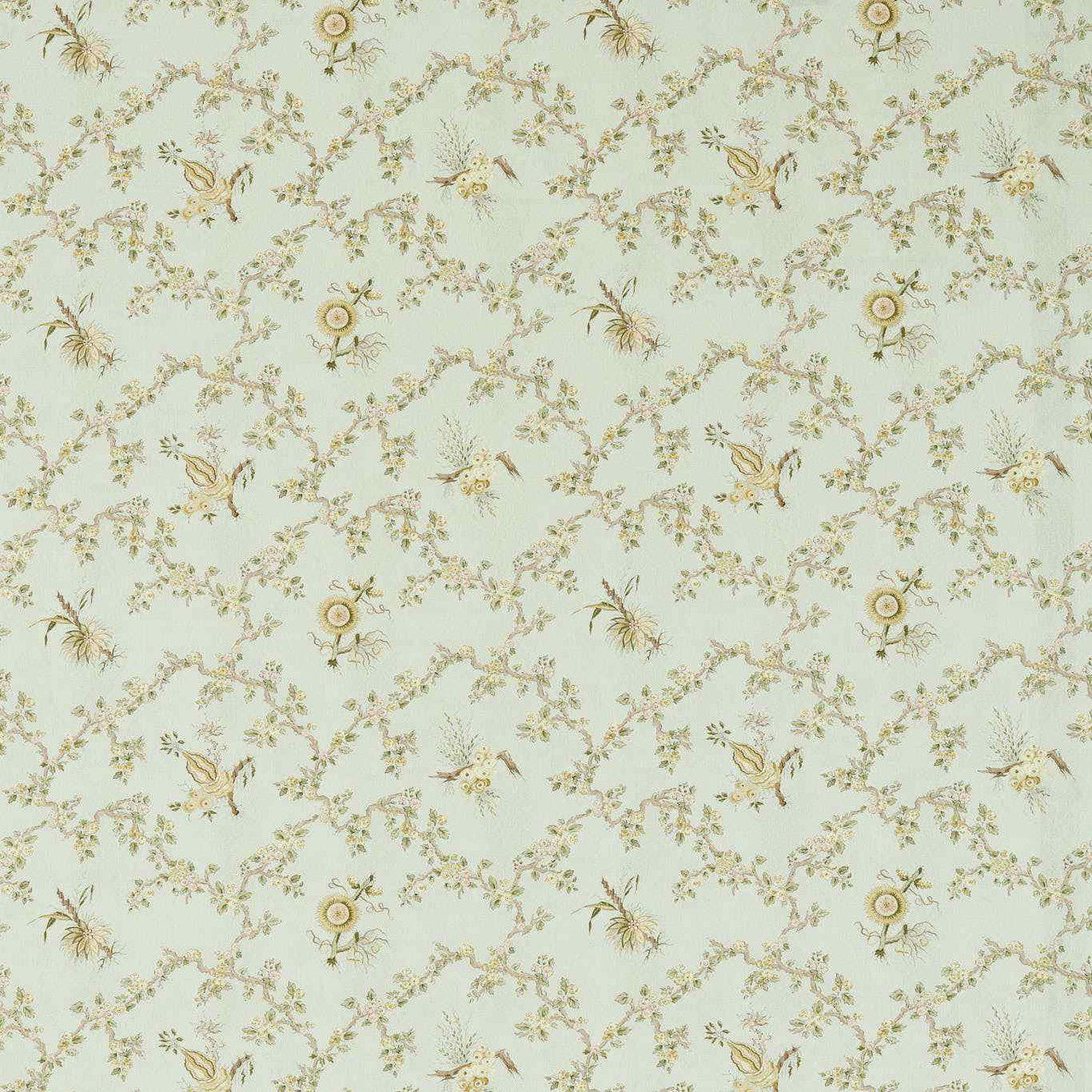 227178 Trelliage Giles Deacon Aphrodite/Blush Fabric by Sanderson