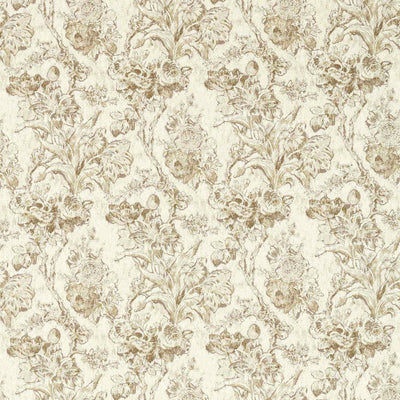 Fringed Tulip Toile Giles Deacon Jute Fabric by Sanderson