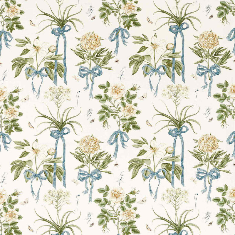 227184 Cupid's Beau Giles Deacon Quince/Chalk Fabric by Sanderson