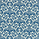 Kasuri Indoor Outdoor Prints French Blue Fabric by Sanderson