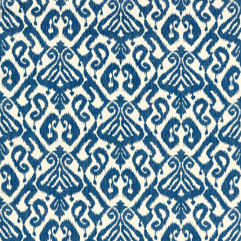227199 Kasuri Indoor Outdoor Prints French Blue Fabric by Sanderson