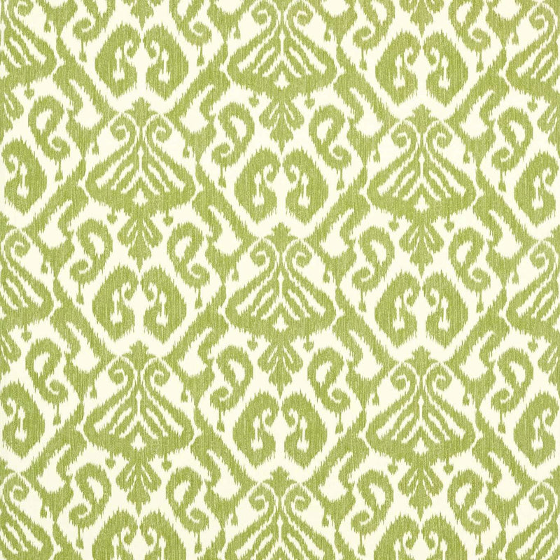 227201 Kasuri Indoor Outdoor Prints Matcha Fabric by Sanderson