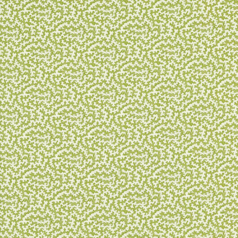 227204 Truffle Indoor Outdoor Prints Olive Fabric by Sanderson