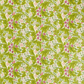 Leicester Bedford Park Sour Green/Plum Fabric by Morris & Co