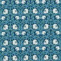 Pimpernel Bedford Park Midnight/Opal Fabric by Morris & Co