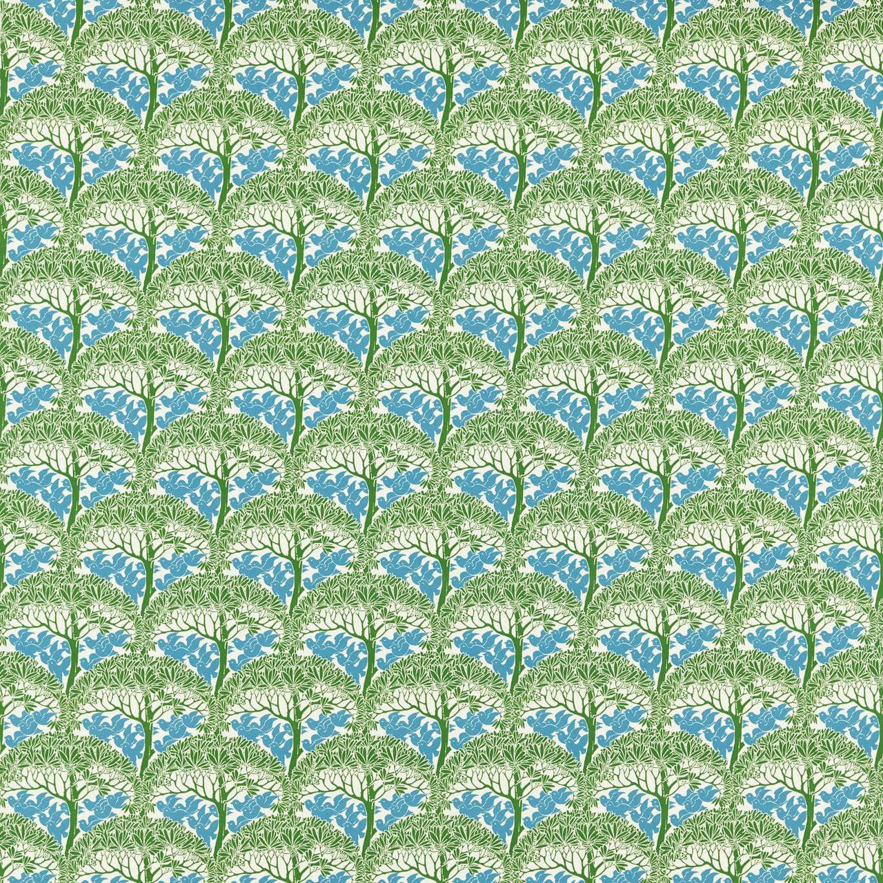 227218 The Savaric Bedford Park Garden Green Fabric by Morris & Co