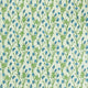 Monkshood Bedford Park Cobalt/Goblin Green Fabric by Morris & Co