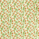 Monkshood Bedford Park Tangerine/Sage Fabric by Morris & Co