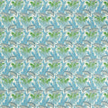 Laceflower Bedford Park Garden Green/Lagoon Fabric by Morris & Co