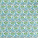Laceflower Bedford Park Garden Green/Lagoon Fabric by Morris & Co