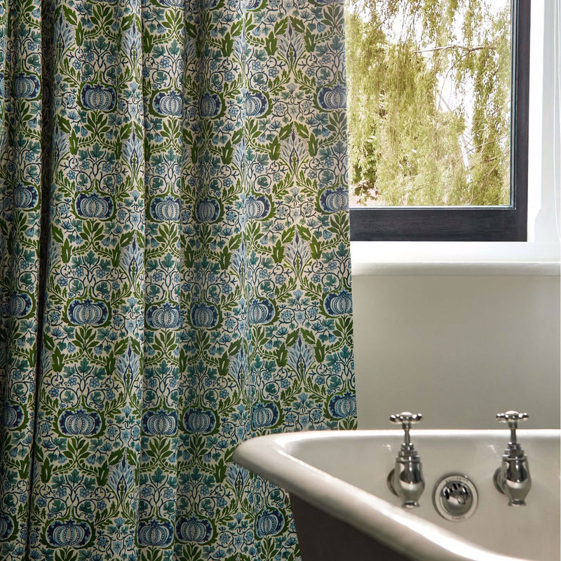 227250 Little Chintz Little Book of Morris Nettle & Woad Fabric by Morris & Co