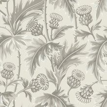 2275 Treasured Thistle Grey and Beige Wallpaper by Boråstapeter