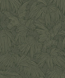 2277 Hidden Parrot Green Wallpaper by Boråstapeter