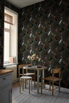 2279 Sapphire Birds Blue and Multi Wallpaper by Boråstapeter