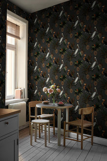 2279 Sapphire Birds Blue and Multi Wallpaper by Boråstapeter