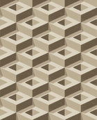 2280 Boxes Beige and Brown Mural by Boråstapeter