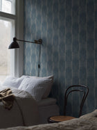 2282 Staircase Blue and Grey Wallpaper by Boråstapeter