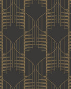 2284 Staircase Brown Wallpaper by Boråstapeter