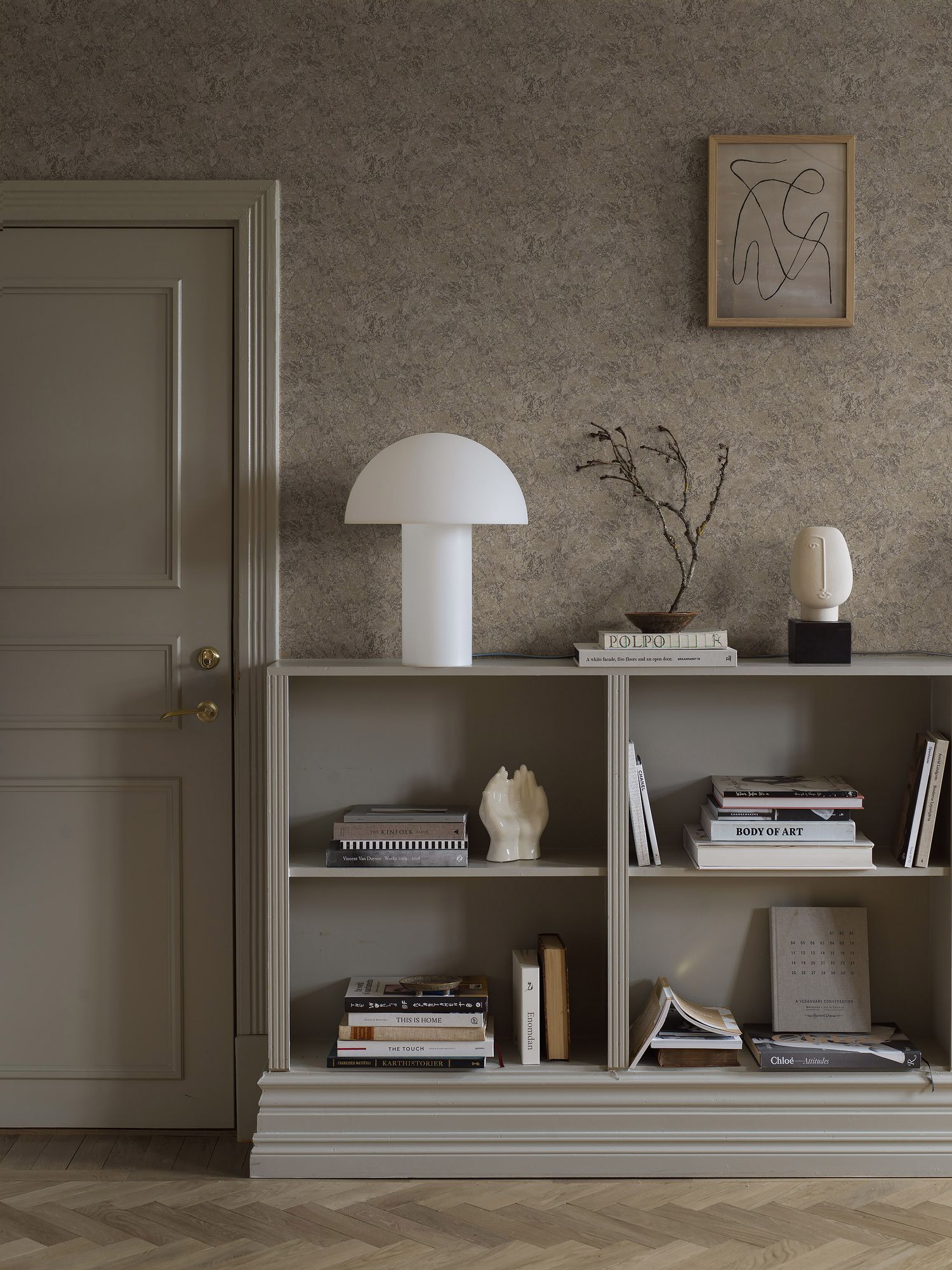 2286 Travertine Brown Wallpaper by Boråstapeter