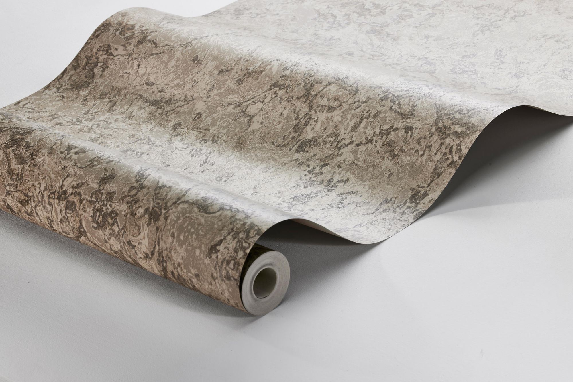 2286 Travertine Brown Wallpaper by Boråstapeter
