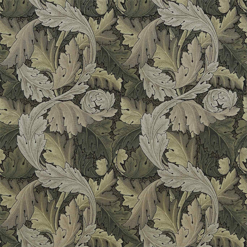230273 Acanthus Tapestry Archive Weaves Forest/Hemp Fabric by Morris & Co