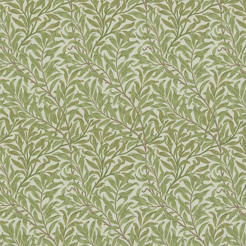 230290 Willow Boughs Archive Weaves Artichoke/Olive Fabric by Morris & Co