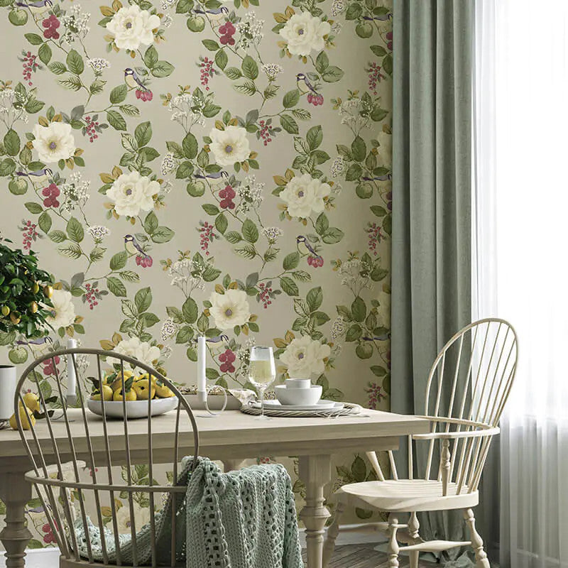 2302 Bramble Floral Multi Wallpaper by Belgravia