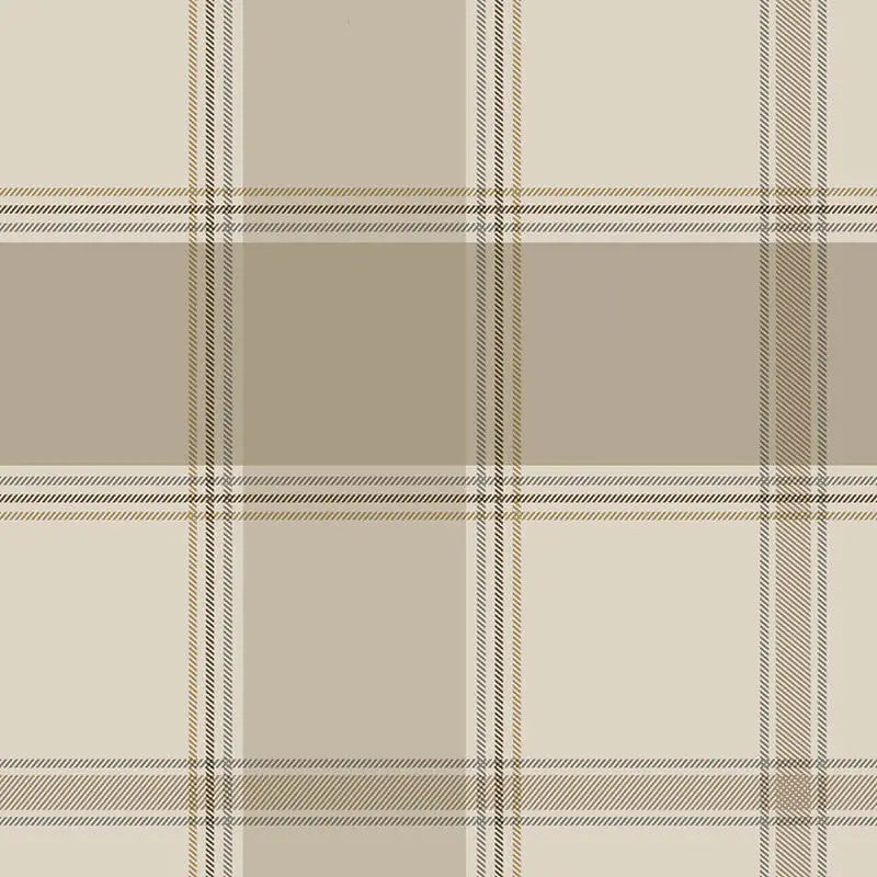 2304 Bramble Check Beige Wallpaper by Belgravia