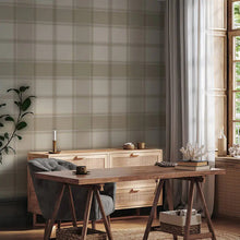 2304 Bramble Check Beige Wallpaper by Belgravia