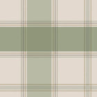 2305 Bramble Check Green Wallpaper by Belgravia