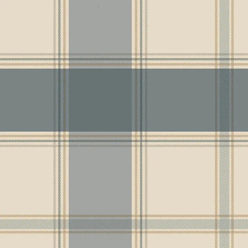 2306 Bramble Check Blue Wallpaper by Belgravia