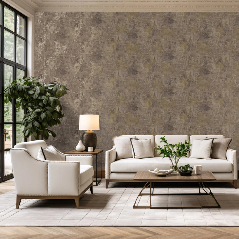 2314 Plaster Texture Brown Wallpaper by Belgravia