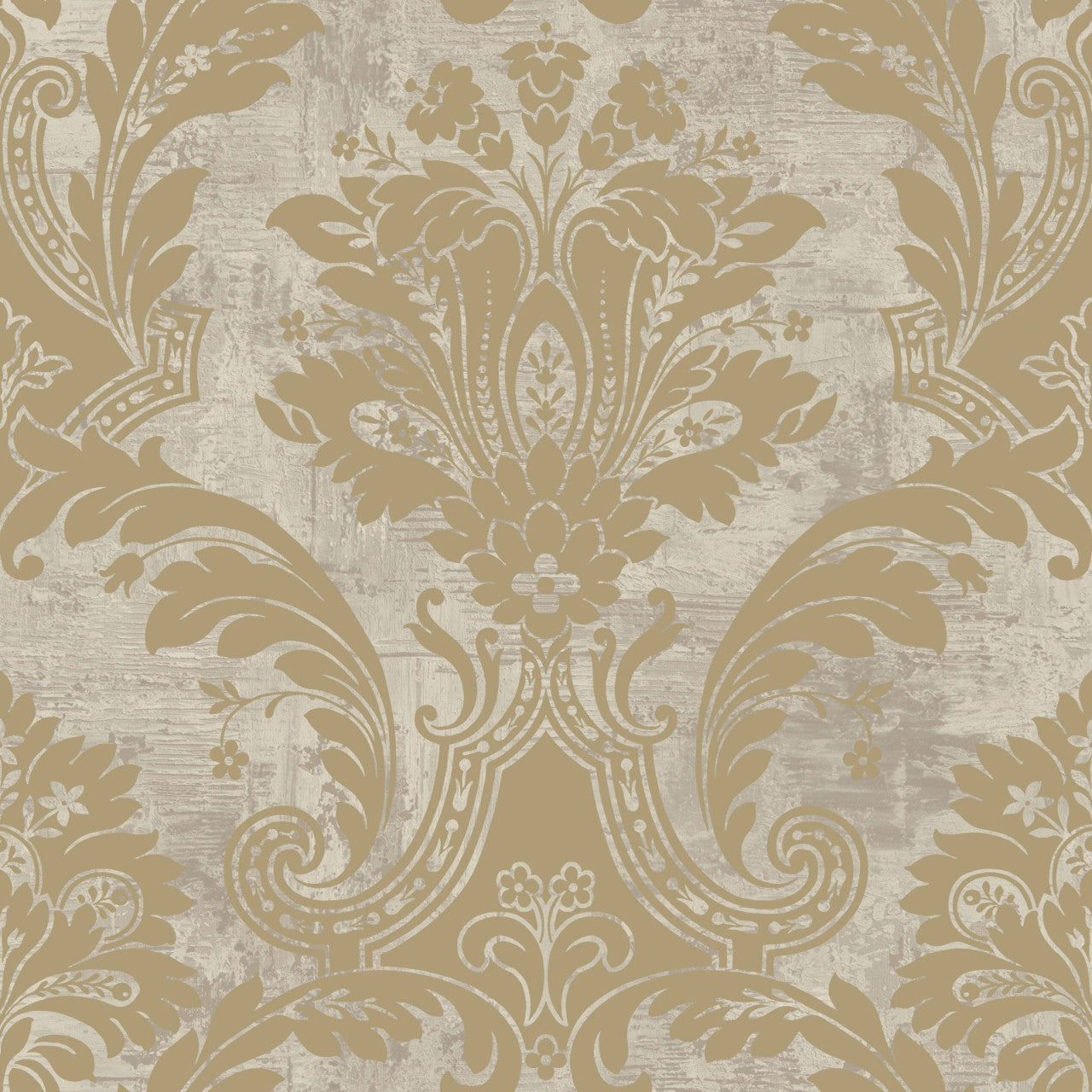 2316 Plaster Damask Gold Wallpaper by Belgravia