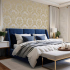 2316 Plaster Damask Gold Wallpaper by Belgravia