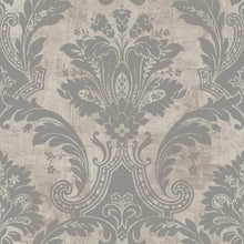 2317 Plaster Damask Silver Wallpaper by Belgravia