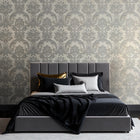 2317 Plaster Damask Silver Wallpaper by Belgravia
