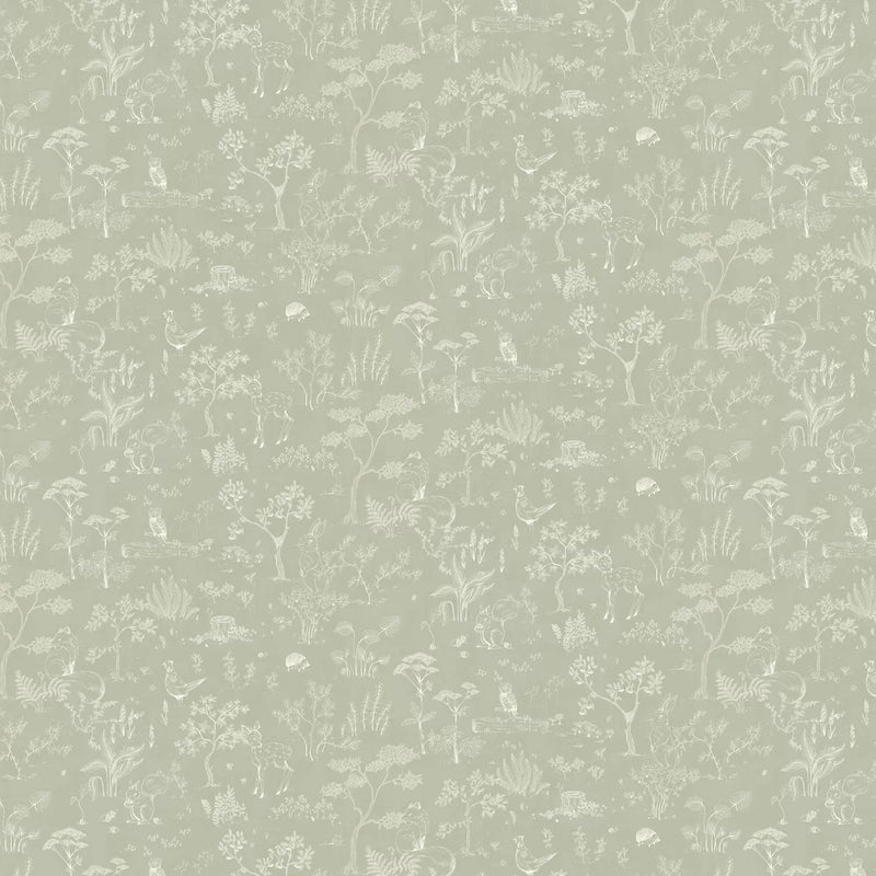 232-38 Pistachio Hollie Familjen Wallpaper by Sandberg