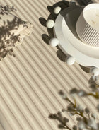 2324 Ribbed Wood Cream Wallpaper by Belgravia