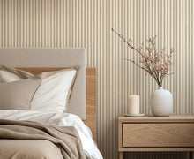 2324 Ribbed Wood Cream Wallpaper by Belgravia